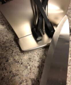 Official As Seen On TV Bavarian Edge Kitchen Knife Sharpener by BulbHead, Sharpens, Hones, & Polishes Serrated, Beveled, Standard Blades 43 71qBPIz8YjL