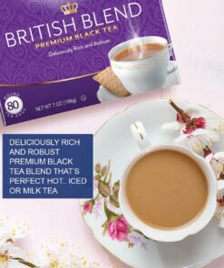 Tetley British Blend Premium Decaf Black Tea, Decaffeinated Tea, 40 Tea Bags (Pack of 6), Rainforest Alliance Certified 15 71qBXDqXt8S