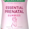 Nature's Bounty Essential Prenatal Gummies, Folic Acid and Iodine, Omega 3 and DHA, 50 Count