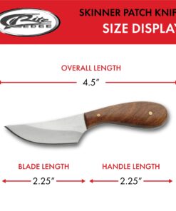 Szco Supplies 4.75” Small Slim Skinner Patch Outdoor Hunting Knife with Brown Leather Sheath (DH-7990) 29 71qClO2aaCS