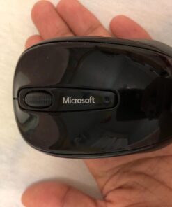 Microsoft Wireless Mobile Mouse 3500 - Black. Comfortable design, Right/Left Hand Use, Wireless, USB 2.0 with Nano transceiver for PC/Laptop/Desktop, works with for Mac/Windows Computers 23 71qCp8f5ZTL