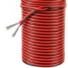 20 Gauge 2Pin Extension Wire, EvZ 20AWG 2 Conductor Parallel Electric Cable Cord for Led Strips Single Color 3528 5050, Red Black, 66ft/20M 66ft / 20M 71 71qEi3ccobL