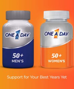 One A Day Women’s 50+ Multivitamins, Supplement with Vitamin A, Vitamin C, Vitamin D, Vitamin E and Zinc for Immune Health Support, Calcium & More , Tablet, 175 Count 175 Count (Pack of 1) 18 71qF jXdB6L