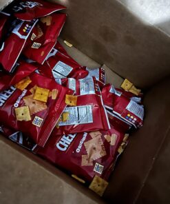 Cheez-It Cheese Crackers, Baked Snack Crackers, Lunch Snacks, Original (40 Packs) 1 Ounce (Pack of 40) 32 71qFWy i09L