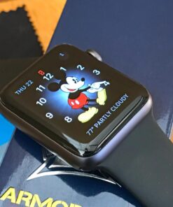 Armor Suit Apple Watch 42mm (Series 2/3 Compatible) Screen Protector (2 Pack) Full Coverage MilitaryShield Screen Protector For Apple Watch 42mm (Series 2/3 Compatible) -HD Clear Anti-Bubble 76 71qFgQJarsL 1