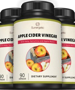 Premium Apple Cider Vinegar Capsules – Includes Apple Pectin, Spirulina & Kelp – ACV to Help Support Overall Wellness – Powerful Apple Cider Vinegar Pills – 90 Apple Cider Vinegar Capsules 18 71qG8JTdXgL 1
