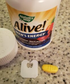 Nature’s Way Alive! Men’s Energy Complete Multivitamin, High Potency B-Vitamins, 50 Tablets 50 Count (Pack of 1) 26 71qGms60nFL