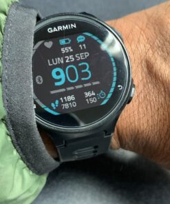 Garmin 010-01614-00 Forerunner 735XT, Multisport GPS Running Watch With Heart Rate, Black/Gray 29 71qHETDYTaL