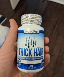 Thick Hair Growth Vitamins– Hair Growth Pills With DHT Blocker Stimulates Faster Hair Growth for Weak, Thinning Hair–Biotin Hair Supplements with Keratin & Collagen Helps Men&Women Grow Perfect Hair. 60 Count (Pack of 1) 33 71qHNkLOG L 1