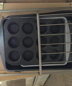 Spectrum Diversified Ashley Cookie Sheet Organizer, Cutting Board Holder, Bakeware Organizer, Over the Cabinet Door, Satin Nickel Large Over The Cabinet Cutting Board & Bakeware Holder 36 71qHOh4OYuL