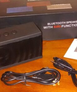 Liztek PSS-100 Portable Wireless Bluetooth Speaker with Built in Speakerphone, 10 Hour Rechargeable Battery Perfect Speaker for iPhone, Samsung and More Black 44 71qHV8d156L