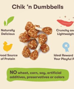 Pet 'n Shape Chik 'N Rice Dumbbells - All Natural Dog Treats, Chicken, 32 oz 2 Pound (Pack of 1) 28 71qIKvWN2gL