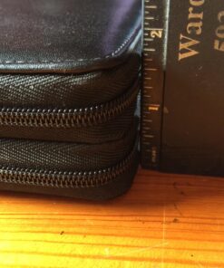 Speedball Art Products Genuine Leather Storage Case for Pencils, Markers, Pens and Art Supplies (Holds Up to 120 Standard Pencils, Black) 120 Pencil Capacity 44 71qIjIz9fyL