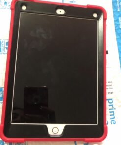 Rantice iPad 6th Generation Cases, iPad 5th Generation Case, iPad Air 2 Case, iPad 9.7 Case, Shockproof Rugged Drop Protection Cover Built with Kickstand for iPad 9.7'' A1893/A1954/A1822/A1823(Red) Red+Black 41 71qK27EjxWL