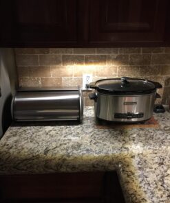 Polder Deluxe Bread Bin, 17 Inch, Stainless Steel 31 71qKXRmp6vL