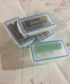 Orchidtent 4 Pieces Clear Plastic Waterproof Battery Storage Case Holder Organizer for 18650 Batteries / 16340 Batteries / CR123A batteries 23 71qKqjcvG2L