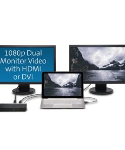 Kensington Universal USB3.0 Mountable Dual Display Docking Station for Windows, Mac, and Surface (Dual Video HDMI & DVI / VGA, 6 USB Ports, Gigabit Ethernet, Audio) 8 71qKuZUN8OL