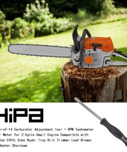Alternative view of Hipa Pack-of-14 Carburetor Adjustment Tool + RPM Tachometer Hour Meter for 2-Cycle Small Engine, Compatible with Poulan STHIL Echo Ryobi Troy Bilt Trimmer Leaf Blower Weedeater Chainsaw size-of-14