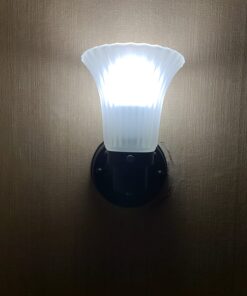 Design House 505115 Village 1-Light Indoor Dimmable Wall Sconce Frosted Flute Glass with Twist On/Off Switch for Bathroom Bedroom Hallway, 8.25" H x 5.1" W, Oil-Rubbed Bronze 43 71qLTt94LTL