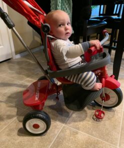 4-in-1 Stroll 'N Trike, Red Toddler Tricycle for Ages 1 Year -5 Years, 19.88" x 35.04" x 40.75" Classic 46 71qLxZvML2L