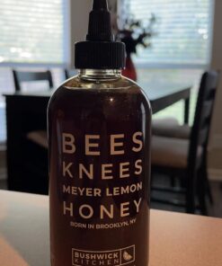 Bees Knees Meyer Lemon Honey, 12.5 oz, Pure Honey with Citrus, Gluten Free, Paleo Friendly Wildflower Natural Honey for Tea, Cooking, Food Gifts, Unique Gifts 19 71qMN4XpA0L
