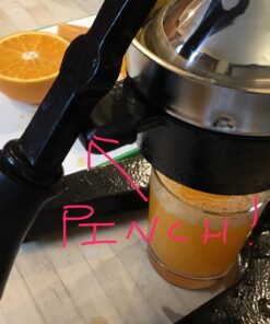 New Star Foodservice 46878 Commercial Citrus Juicer, Enameled Black 55 71qMVCsiNnL