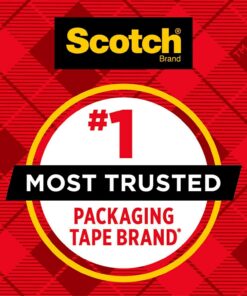 Scotch Brand Sure Start Shipping Packaging Tape with Dispenser, 2 Inches x 800 Inches (145), Clear 11 71qMjSHsfcL