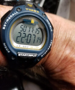 Timex Men's T5K413 Ironman Classic 30 Oversized Black/Blue 24 71qMxmDe6EL