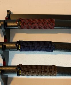 siwode Handmade Katana,Xin New Rope, Full Tang,Japanese Ninja Samurai Real Sword (T10 Clay_Tempered) 40-Inch Hollow Dragon Copper Tang 39 71qNS8UoPL