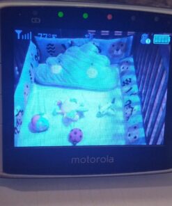 Motorola MBP36S Remote Wireless Video Baby Monitor with 3.5-Inch Color LCD Screen, Remote Camera Pan, Tilt, and Zoom 1-Camera 46 71qP7G36LDL