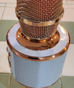 BONAOK Wireless Bluetooth Karaoke Microphone, 3-in-1 Portable Handheld Mic Speaker for All Smartphones,Gifts for Girls Kids Adults All Age Q37(Rose Gold) Rose Gold 56 71qR2XfmlAL