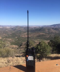 Authentic Genuine Nagoya NA-701C (Commercial Frequency Tuned) 8-Inch Whip VHF/UHF (155/455Mhz) Antenna SMA-Female for BTECH and BaoFeng Radios NA-701C Commercial VHF/UHF 29 71qRdakIeAL