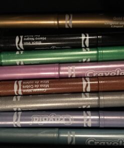 Crayola Metallic Markers, Art Supplies, 8 Count, Colors May Vary 39 71qRxsbQXYL