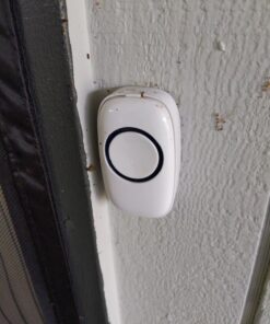 SadoTech Wireless Doorbells for Home, Apartments, Businesses, Classrooms, etc. - 2 Door Bell Ringer & 1 Plug-In Chime Receiver, Battery Operated, Easy-to-Use, Wireless Doorbell w/LED Flash, White 2 push buttons + 1 receiver 54 71qShj2cvyL 2