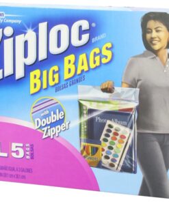 Ziploc Big Bags Clothes and Blanket Storage Bags for Closet Organization, Protects from Moisture, Large, 5 Count 5ct - Large 34 71qTQ3M k5L