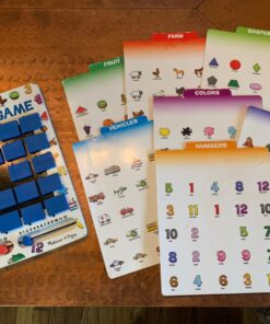 Melissa & Doug Flip to Win Travel Memory Game - Wooden Board, 7 Double-Sided Cards Games, Road Trip Essentials For Kids, Hangman Toddlers And Kids 5+ 51 71qTegtIP7L 2