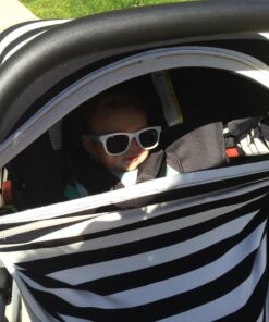 Baby Car Seat Cover Canopy and Nursing Cover Multi-Use Stretchy 5 in 1 Gift "The Harbor" by Copper Pearl 25 71qUVa5sLL