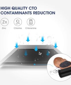 Crystala Filters XWF Water Filter, Compatible with GE XWF Refrigerator Water Filter, 3 Pack 12 71qUZW2vm3L