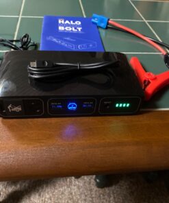 HALO Bolt 58830 mWh Portable Phone Laptop Charger Car Jump Starter with AC Outlet and Car Charger - Black Graphite 34 71qVwg8SpyL