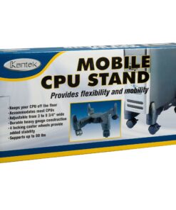 Kantek Mobile CPU Stand with Adjustable Width and Locking Casters, 16-Inch Wide x 7-Inch Deep x 4.8-Inch High (CS200B),Black 30 71qWEUF37xL