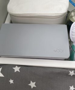 Ubbi Baby Wipes Dispenser, Baby Wipes Case, Baby Wipes Holder With Weighted Plate, Keeps Wipes Fresh And Non-Slip Rubber Feet, Gray Gray Wipes Dispenser 40 71qWb84yhL