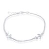 Sterling Silver 8.5" + 1" Extension Anchor Double Strand Anklet …
