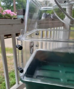 EarlyGrow 93763 Medium Seed and Herb Domed Propagator with Vented Side Height Extension, Extender, Green Medium with Side Extender 50 71qXSN3lkUL