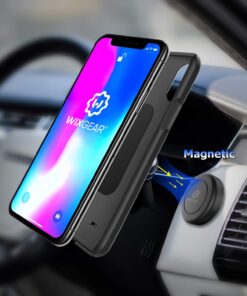WixGear Universal Flat Stick On Dashboard Magnetic Car Mount Holder for Cell Phones and Mini Tablets with Fast Swift-Snap Technology - Extra Slim 42 71qXnHtTEzL