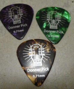 Donner Celluloid Guitar Picks 16 Pack with Tin Box includes Thin, Medium, Heavy & Extra Heavy Picks, for Acoustic Guitar Electric Guitar Ukulele 16 Pcs Picks Dazzle pattern 52 71qXtDfGo0L 2