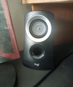 Logitech Z313 2.1 Multimedia Speaker System with Subwoofer, Full Range Audio, 50 Watts Peak Power, Strong Bass, 3.5mm Inputs, PC/PS4/Xbox/TV/Smartphone/Tablet/Music Player - Black 30 71qYFtPoh7L