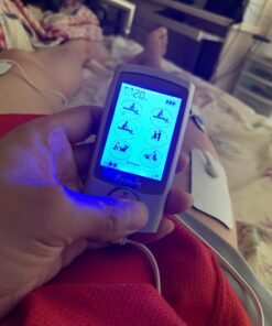 KEDSUM Dual Channel Rechargeable Tens Unit, 24 Modes Tens Unit Muscle Stimulator for Pain Relief Therapy, Electronic Pulse Massager Muscle Massager with 16 Pcs Electrode Pads 47 71qYOJmESL