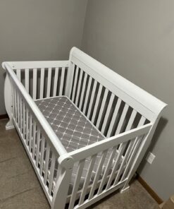 DaVinci Kalani 4-in-1 Convertible Crib in White, Greenguard Gold Certified 40 71qZUotOnjL