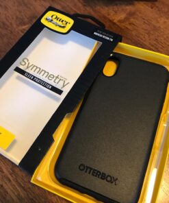 OtterBox iPhone XR Symmetry Series Case - BLACK, Ultra-Sleek, Wireless Charging Compatible, Raised Edges Protect Camera & Screen iPhone Case 51 71qZeziOL