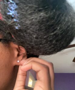 Jstyle Stud Earrings for Women Mens Stainless Steel Earrings, 3-8mm Round Cubic Zirconia Earrings Studs Ear Piercing Jewelry Set Silver Tone 29 71qZlcIWAnL